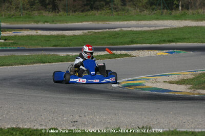 14/10/2006 : Trophée Vincent Sanchez photos du samedi par Fabien PARIS 2006 — karting