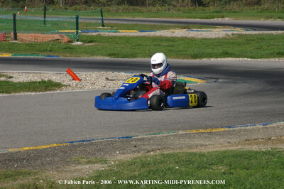 14/10/2006 : Trophée Vincent Sanchez photos du samedi par Fabien PARIS 2006 — karting