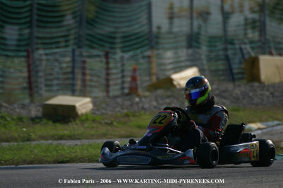 14/10/2006 : Trophée Vincent Sanchez photos du samedi par Fabien PARIS 2006 — karting