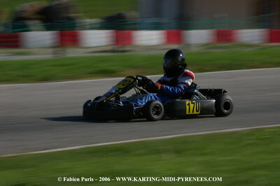 14/10/2006 : Trophée Vincent Sanchez photos du samedi par Fabien PARIS 2006 — karting