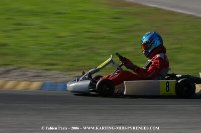 14/10/2006 : Trophée Vincent Sanchez photos du samedi par Fabien PARIS 2006 — karting
