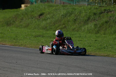 14/10/2006 : Trophée Vincent Sanchez photos du samedi par Fabien PARIS 2006 — karting