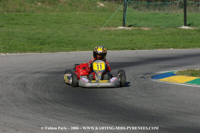 Yohan SOGUEL — 14/10/2006 : Trophée Vincent Sanchez photos du samedi par Fabien PARIS 2006 — karting