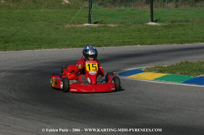 14/10/2006 : Trophée Vincent Sanchez photos du samedi par Fabien PARIS 2006 — karting