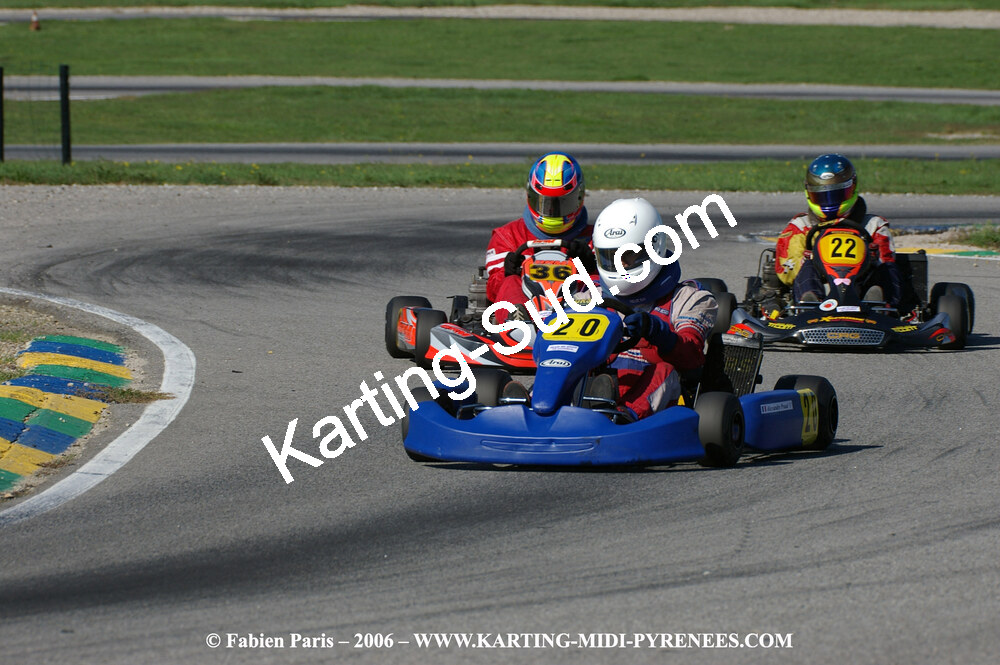 14/10/2006 : Trophée Vincent Sanchez photos du samedi par Fabien PARIS 2006 — karting