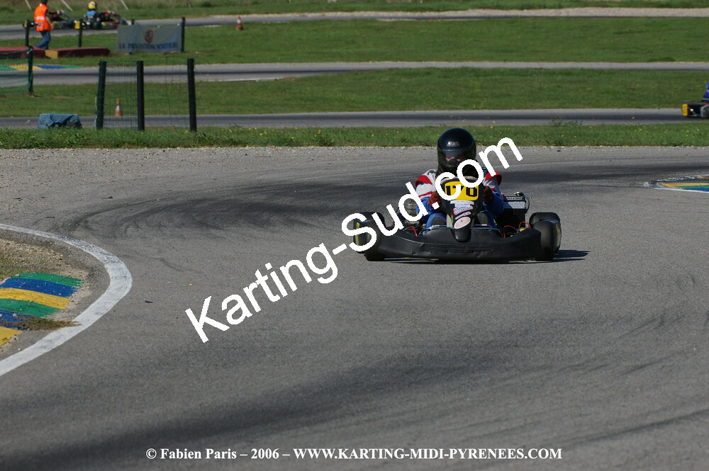 14/10/2006 : Trophée Vincent Sanchez photos du samedi par Fabien PARIS 2006 — karting