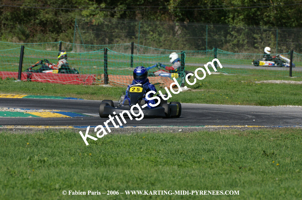 14/10/2006 : Trophée Vincent Sanchez photos du samedi par Fabien PARIS 2006 — karting