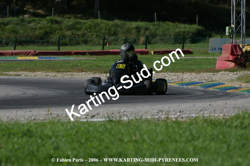 14/10/2006 : Trophée Vincent Sanchez photos du samedi par Fabien PARIS 2006 — karting
