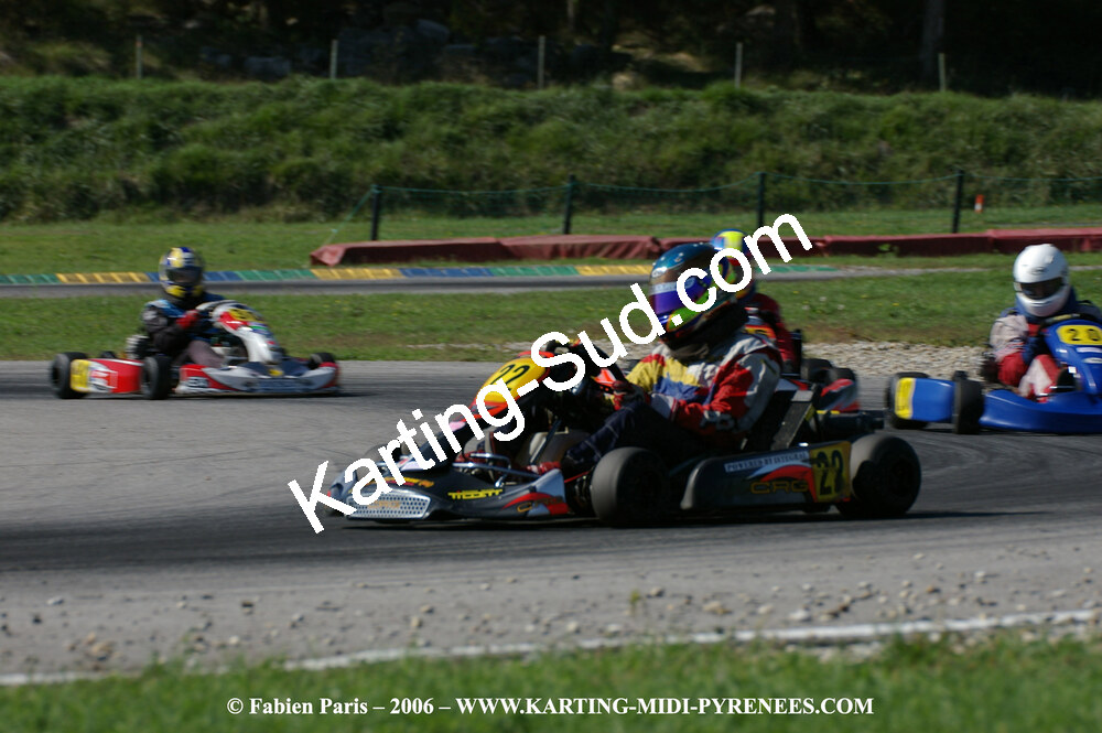 14/10/2006 : Trophée Vincent Sanchez photos du samedi par Fabien PARIS 2006 — karting