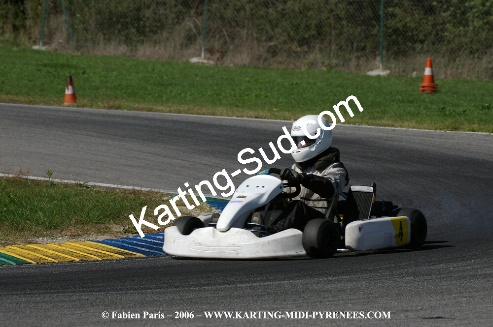 14/10/2006 : Trophée Vincent Sanchez photos du samedi par Fabien PARIS 2006 — karting
