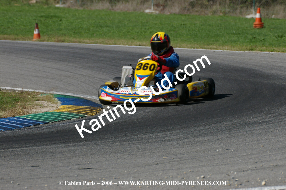 14/10/2006 : Trophée Vincent Sanchez photos du samedi par Fabien PARIS 2006 — karting