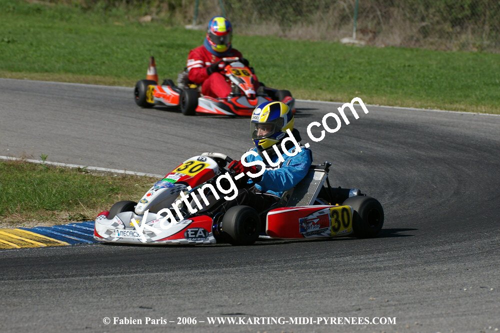 14/10/2006 : Trophée Vincent Sanchez photos du samedi par Fabien PARIS 2006 — karting