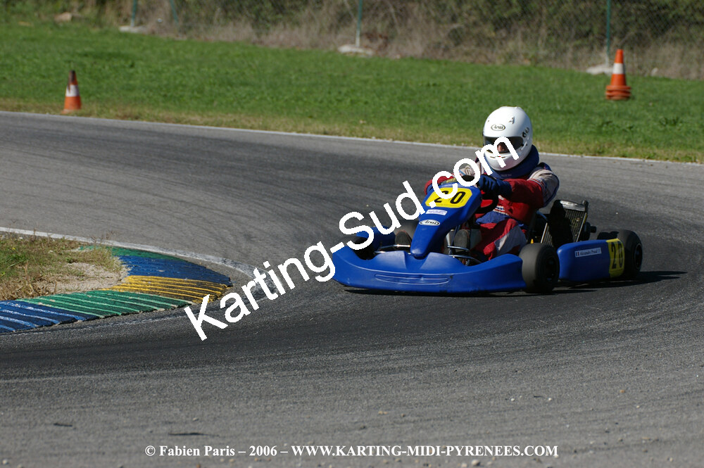 14/10/2006 : Trophée Vincent Sanchez photos du samedi par Fabien PARIS 2006 — karting
