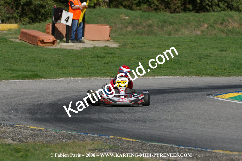 14/10/2006 : Trophée Vincent Sanchez photos du samedi par Fabien PARIS 2006 — karting