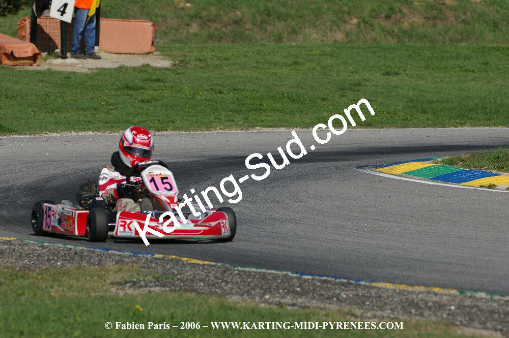 14/10/2006 : Trophée Vincent Sanchez photos du samedi par Fabien PARIS 2006 — karting
