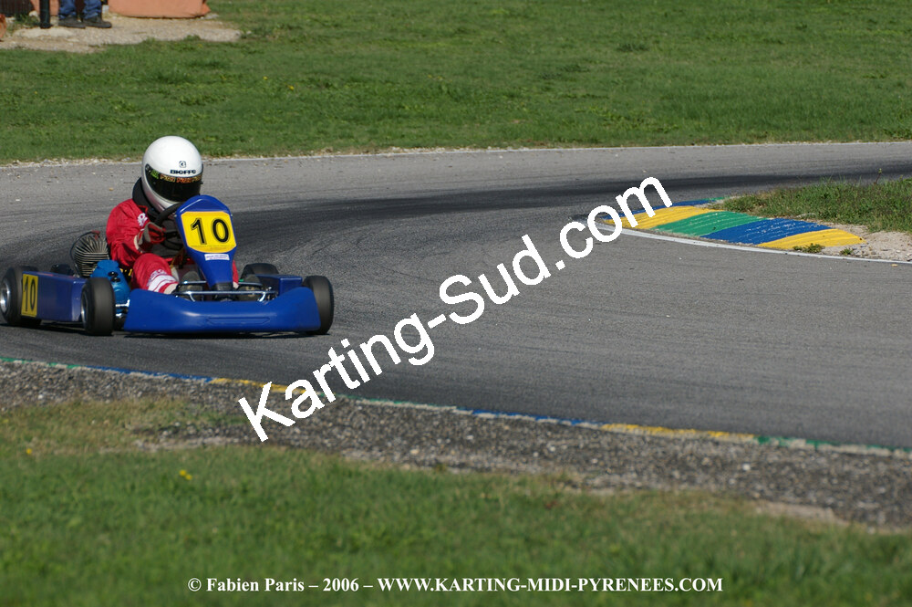 14/10/2006 : Trophée Vincent Sanchez photos du samedi par Fabien PARIS 2006 — karting