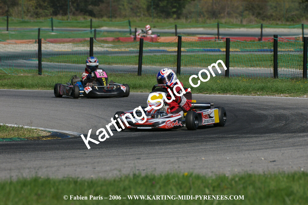 14/10/2006 : Trophée Vincent Sanchez photos du samedi par Fabien PARIS 2006 — karting