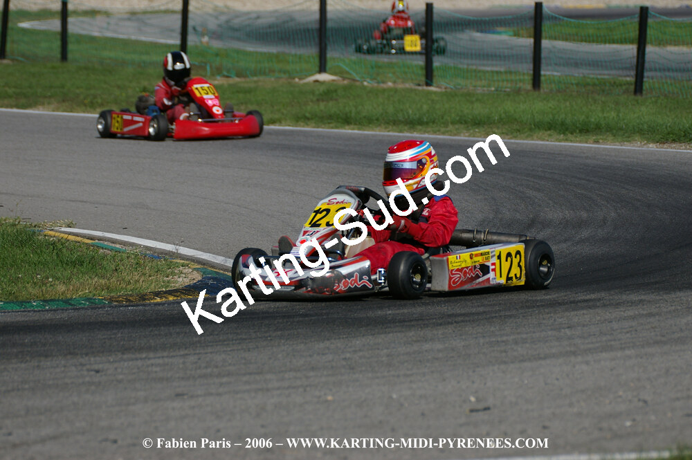 14/10/2006 : Trophée Vincent Sanchez photos du samedi par Fabien PARIS 2006 — karting