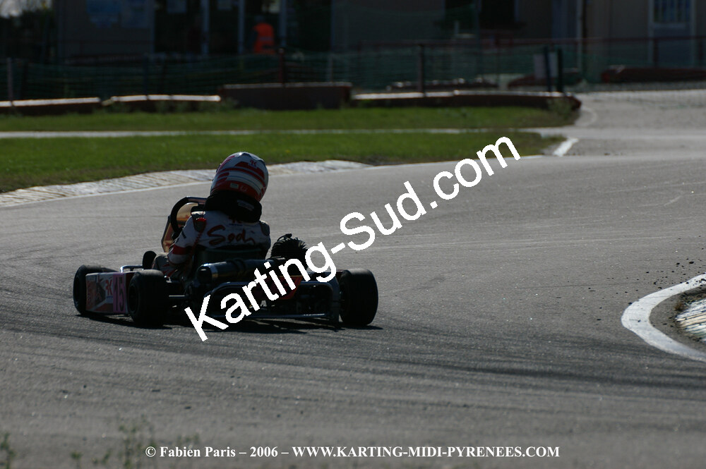 14/10/2006 : Trophée Vincent Sanchez photos du samedi par Fabien PARIS 2006 — karting