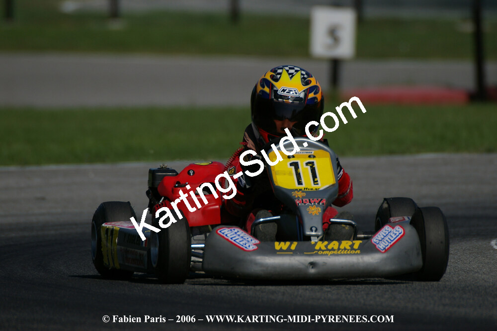 Yohan SOGUEL — 14/10/2006 : Trophée Vincent Sanchez photos du samedi par Fabien PARIS 2006 — karting