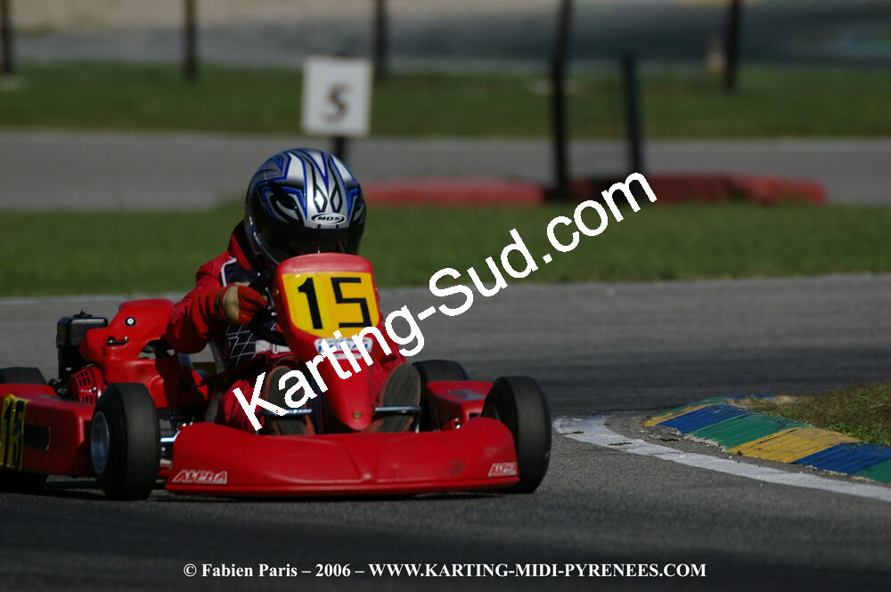 14/10/2006 : Trophée Vincent Sanchez photos du samedi par Fabien PARIS 2006 — karting