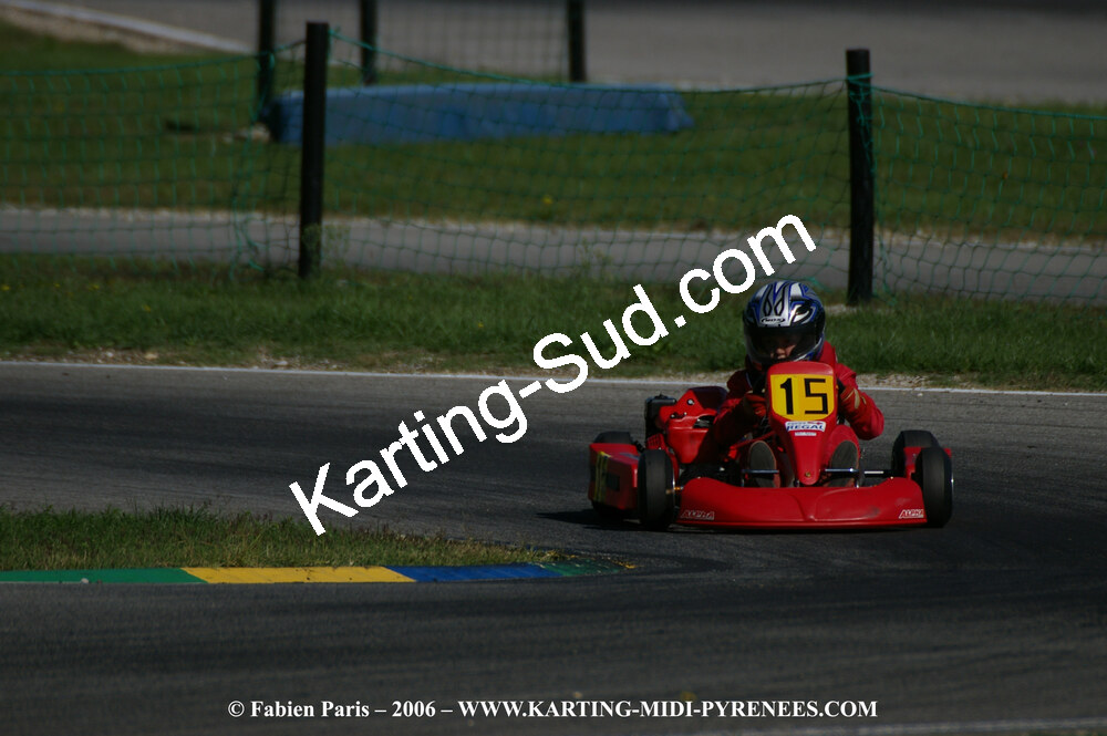 14/10/2006 : Trophée Vincent Sanchez photos du samedi par Fabien PARIS 2006 — karting