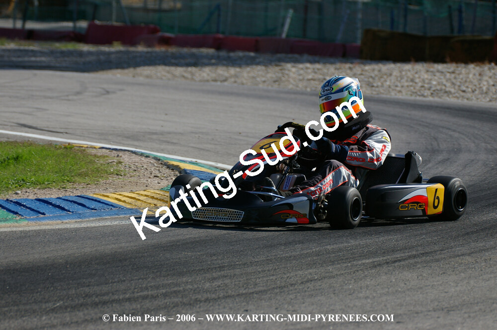 14/10/2006 : Trophée Vincent Sanchez photos du samedi par Fabien PARIS 2006 — karting
