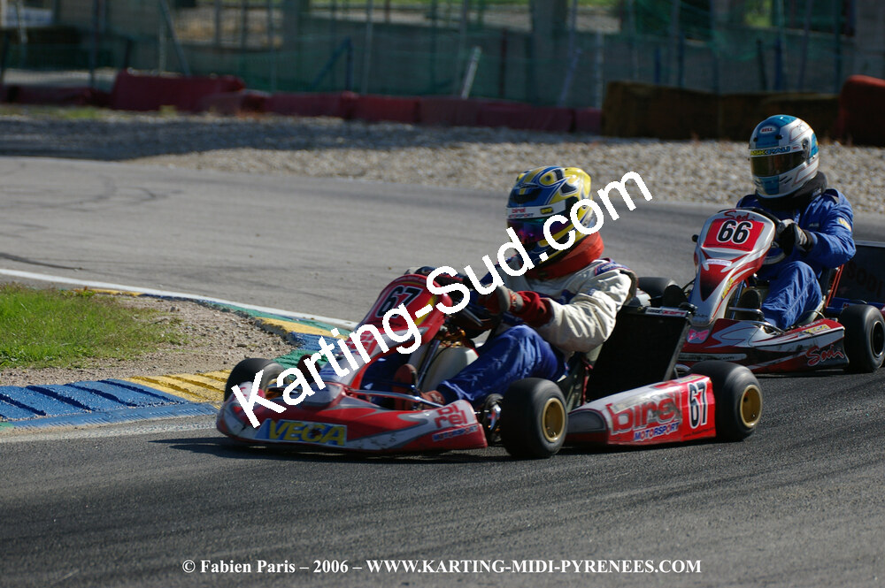 14/10/2006 : Trophée Vincent Sanchez photos du samedi par Fabien PARIS 2006 — karting