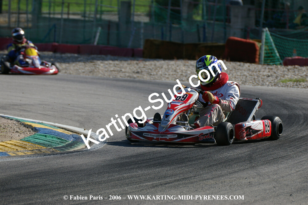 14/10/2006 : Trophée Vincent Sanchez photos du samedi par Fabien PARIS 2006 — karting