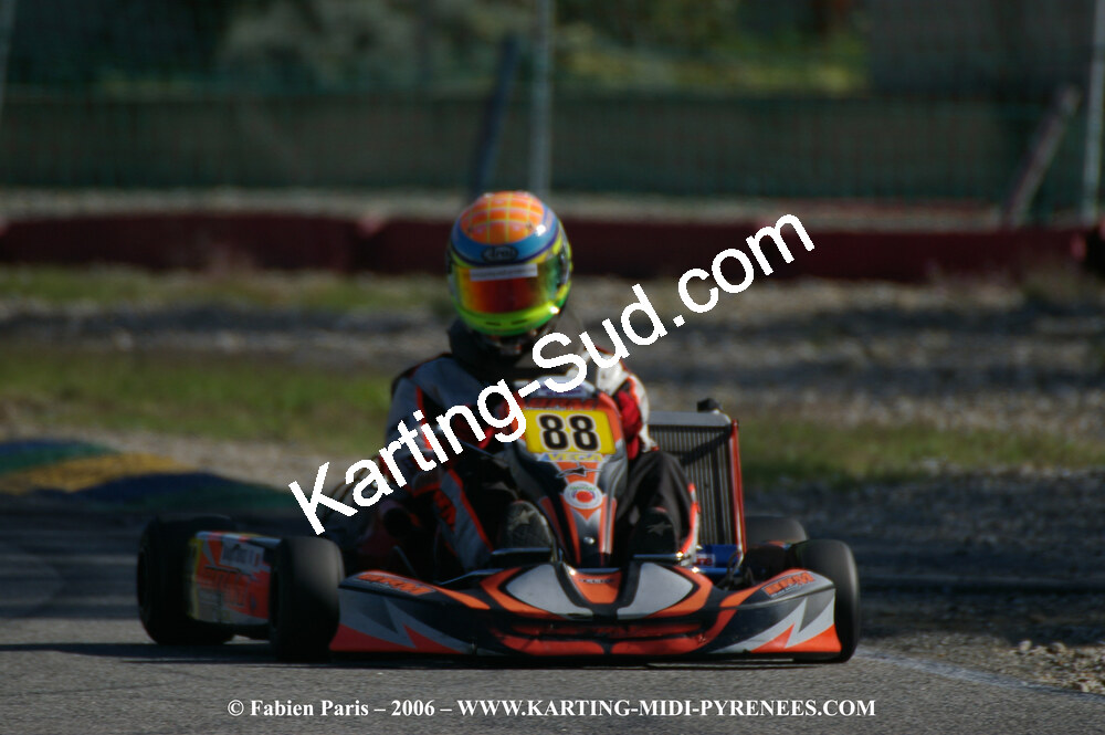 14/10/2006 : Trophée Vincent Sanchez photos du samedi par Fabien PARIS 2006 — karting