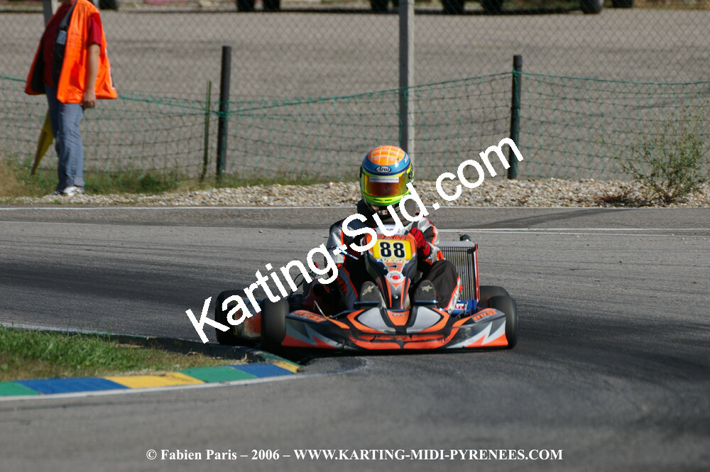 14/10/2006 : Trophée Vincent Sanchez photos du samedi par Fabien PARIS 2006 — karting