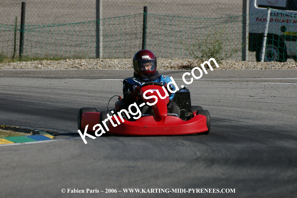 14/10/2006 : Trophée Vincent Sanchez photos du samedi par Fabien PARIS 2006 — karting
