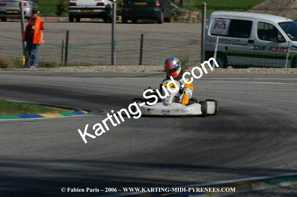 14/10/2006 : Trophée Vincent Sanchez photos du samedi par Fabien PARIS 2006 — karting