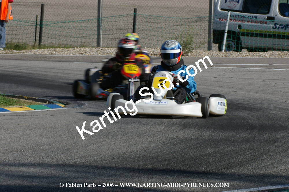 14/10/2006 : Trophée Vincent Sanchez photos du samedi par Fabien PARIS 2006 — karting