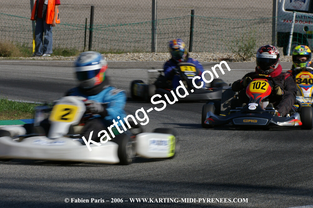 14/10/2006 : Trophée Vincent Sanchez photos du samedi par Fabien PARIS 2006 — karting