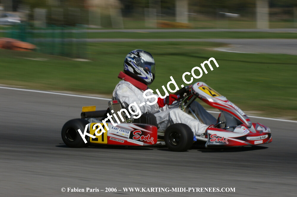 14/10/2006 : Trophée Vincent Sanchez photos du samedi par Fabien PARIS 2006 — karting