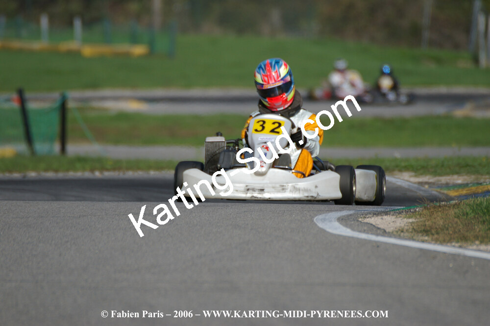14/10/2006 : Trophée Vincent Sanchez photos du samedi par Fabien PARIS 2006 — karting