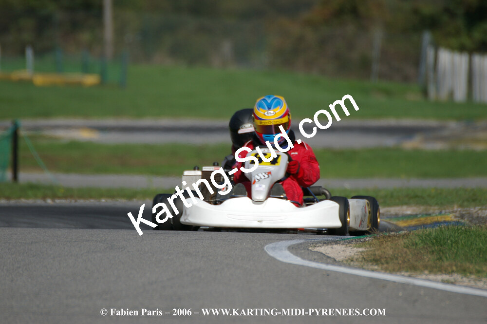 14/10/2006 : Trophée Vincent Sanchez photos du samedi par Fabien PARIS 2006 — karting