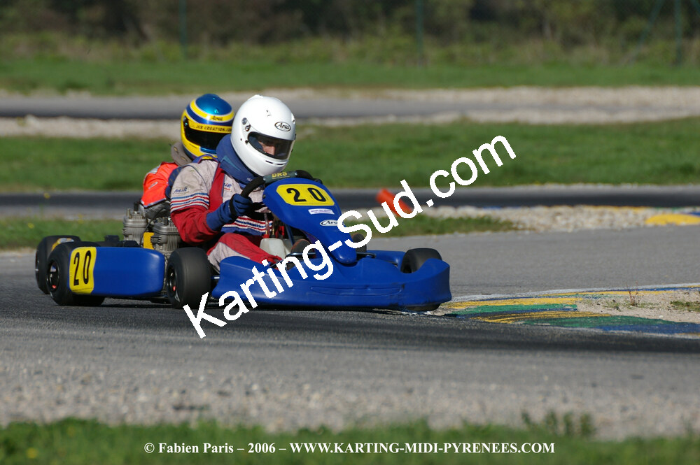 14/10/2006 : Trophée Vincent Sanchez photos du samedi par Fabien PARIS 2006 — karting