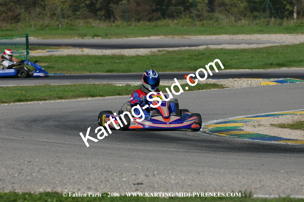 14/10/2006 : Trophée Vincent Sanchez photos du samedi par Fabien PARIS 2006 — karting