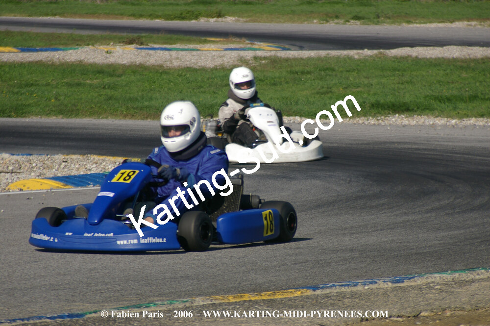 14/10/2006 : Trophée Vincent Sanchez photos du samedi par Fabien PARIS 2006 — karting