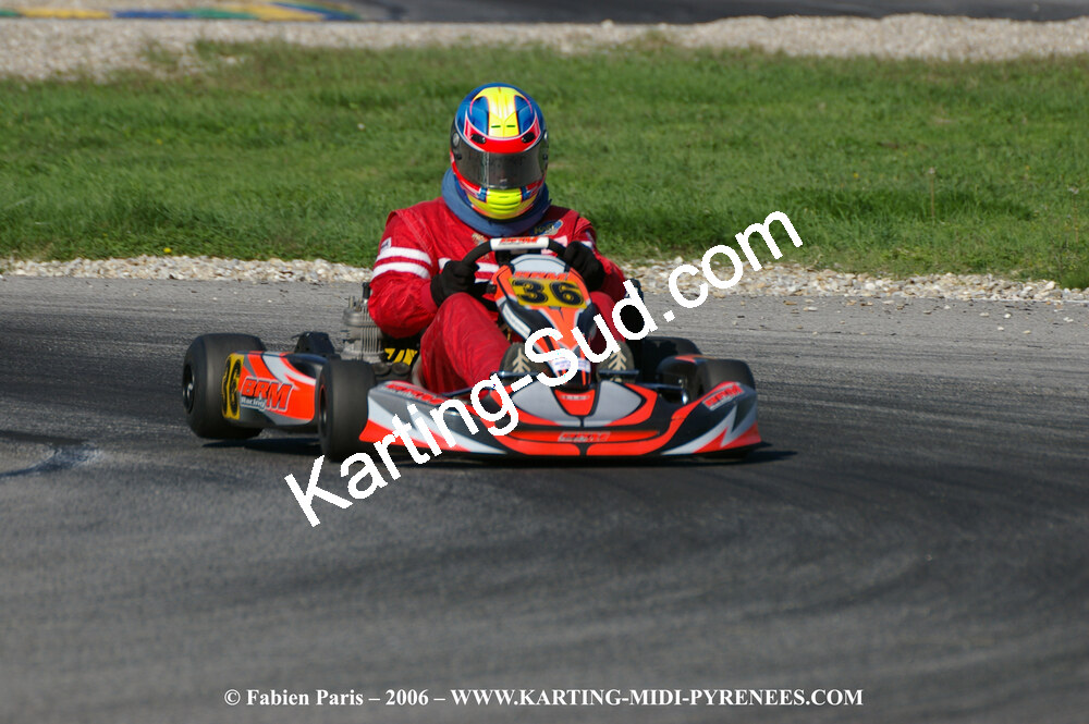 14/10/2006 : Trophée Vincent Sanchez photos du samedi par Fabien PARIS 2006 — karting