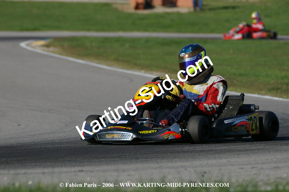 14/10/2006 : Trophée Vincent Sanchez photos du samedi par Fabien PARIS 2006 — karting