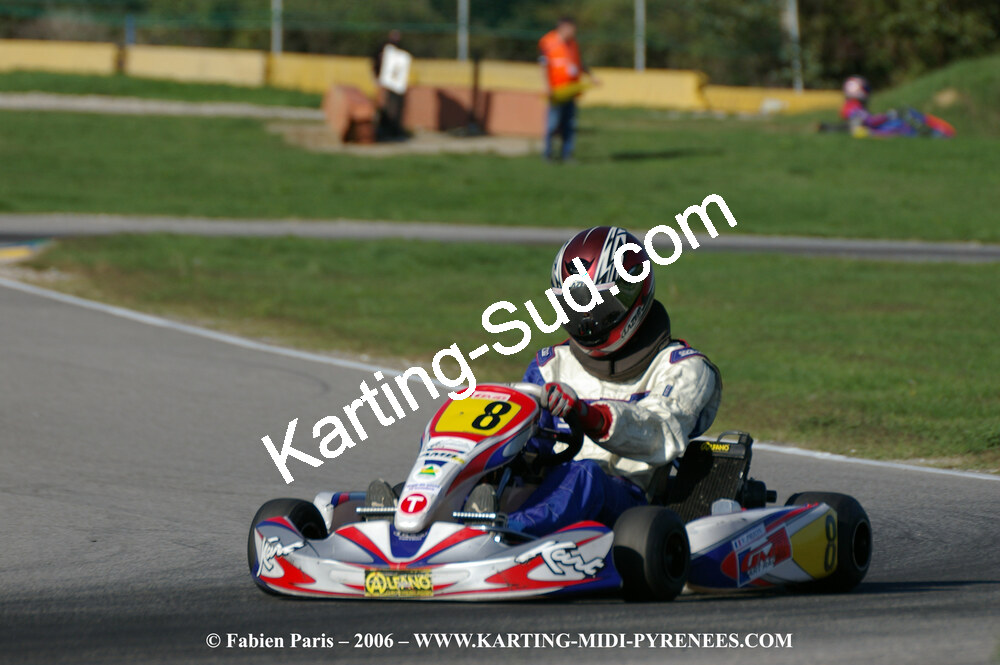 14/10/2006 : Trophée Vincent Sanchez photos du samedi par Fabien PARIS 2006 — karting