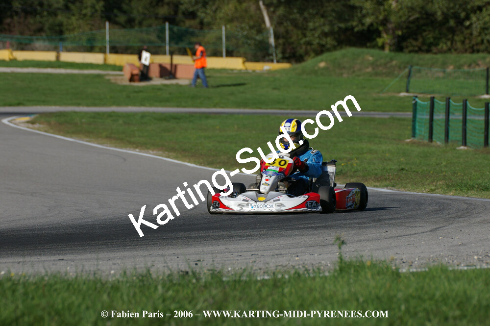 14/10/2006 : Trophée Vincent Sanchez photos du samedi par Fabien PARIS 2006 — karting