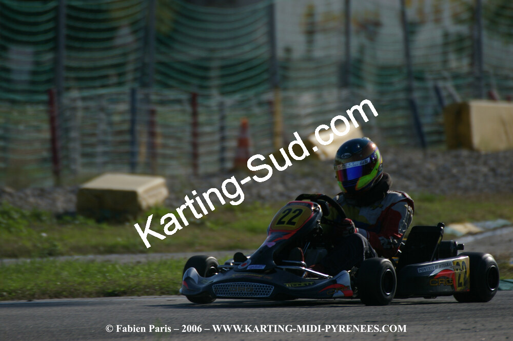 14/10/2006 : Trophée Vincent Sanchez photos du samedi par Fabien PARIS 2006 — karting