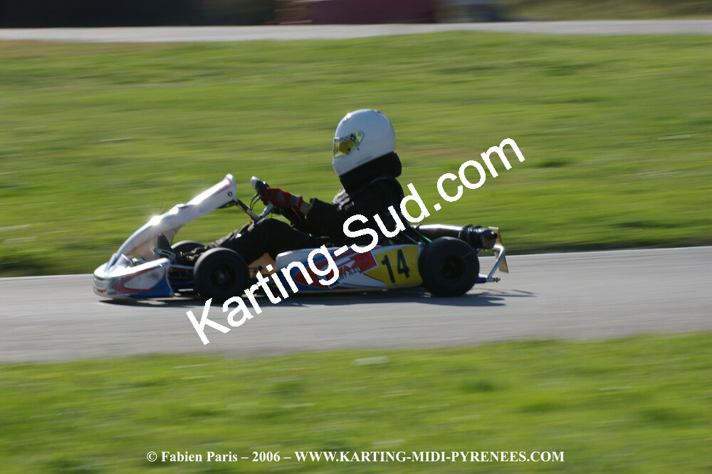 14/10/2006 : Trophée Vincent Sanchez photos du samedi par Fabien PARIS 2006 — karting