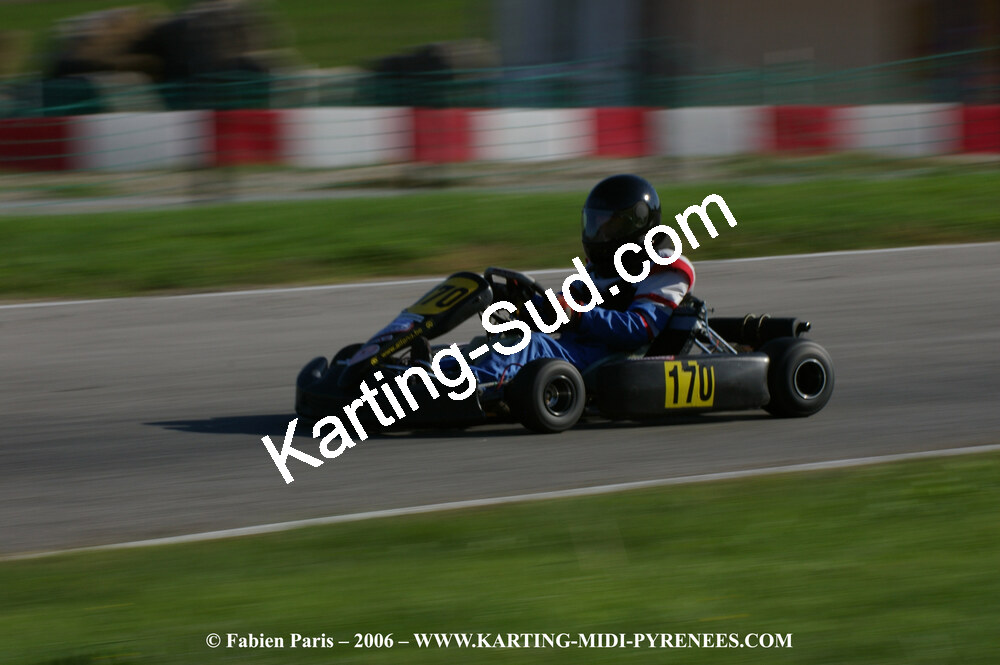 14/10/2006 : Trophée Vincent Sanchez photos du samedi par Fabien PARIS 2006 — karting
