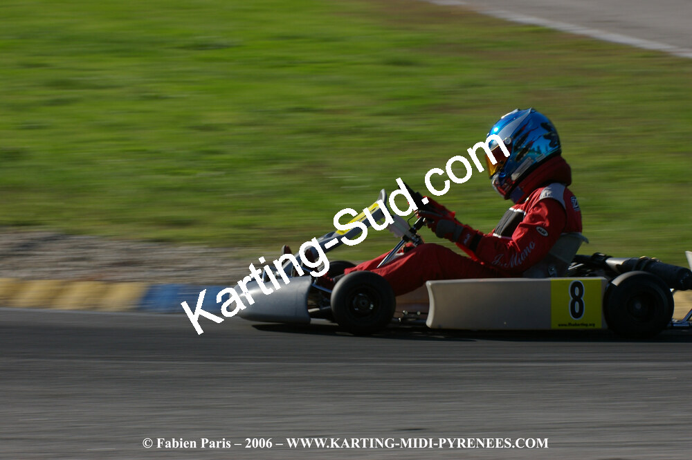 14/10/2006 : Trophée Vincent Sanchez photos du samedi par Fabien PARIS 2006 — karting