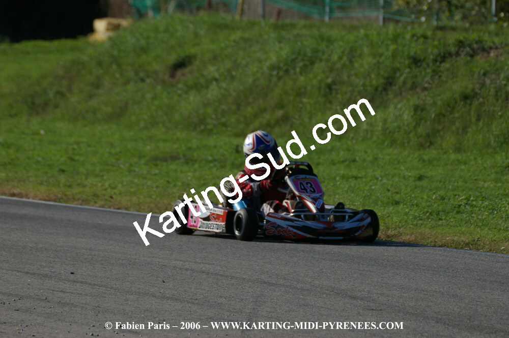 14/10/2006 : Trophée Vincent Sanchez photos du samedi par Fabien PARIS 2006 — karting